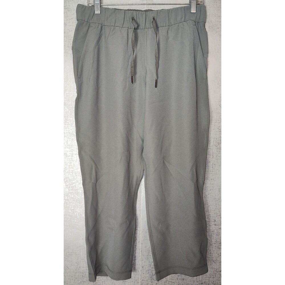 lululemon athletica Light Gray Cropped Pants